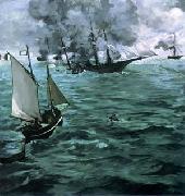 Edouard Manet The Battle of the Kearsarge and the Alabama Sweden oil painting artist